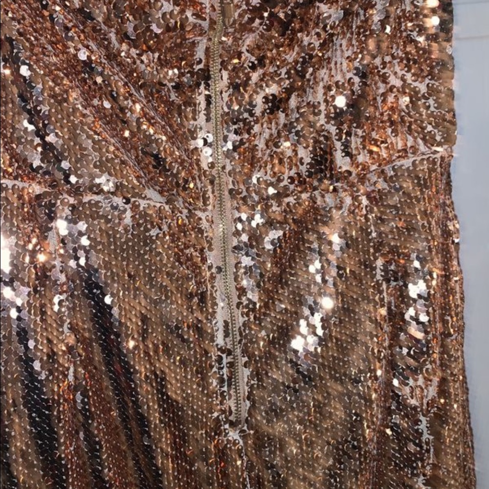 GOLD PROM DRESS - Picture 6 of 6